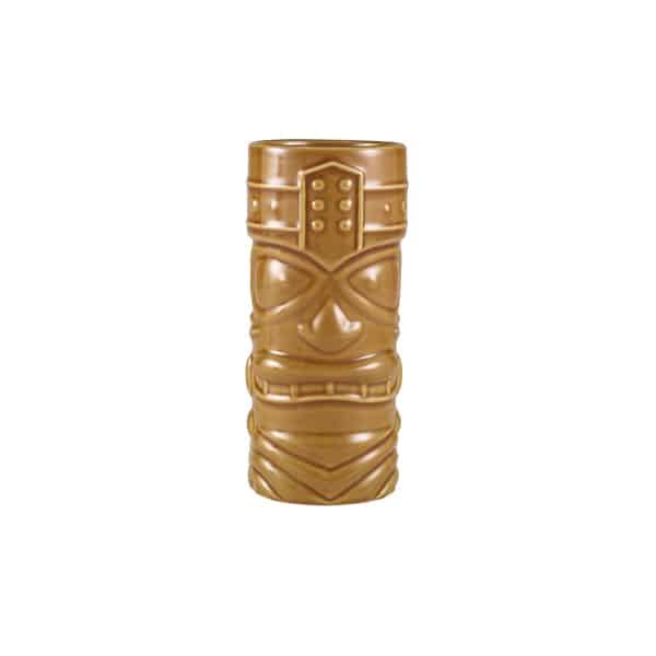 Genware Brown Tiki Mug 40cl/ 14oz - Pack of 4
