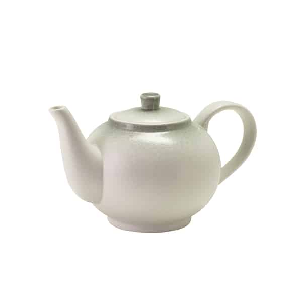Sereno Porcelain Cirrus Teapot 45cl/15.75oz - Pack of 6