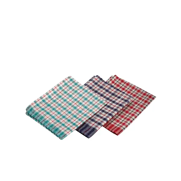 Mini Check T-Towel 43X68cm Mix Colours - Pack of 1 1 Mini Check T-Towel 43X68cm Mix Colours - Pack of 1