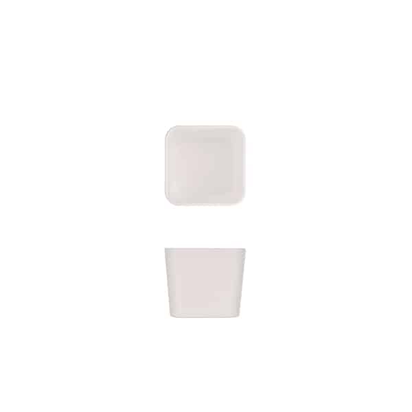 White Tokyo Melamine Small Bento Box Insert 8.3 x 7cm - Pack of 6