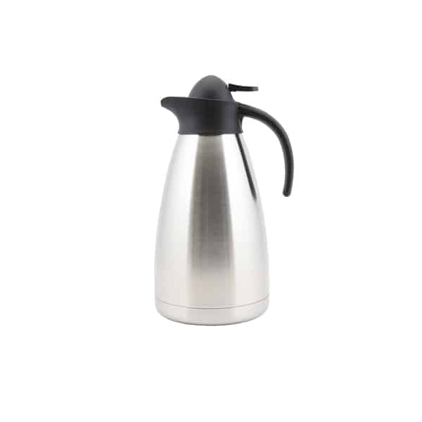 Genware St/St Contemporary Vacuum Jug 2.0L