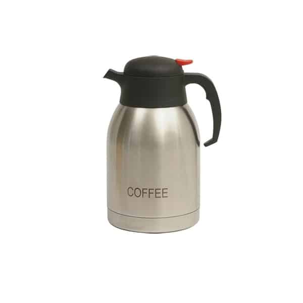 Coffee Inscribed St/St Vacuum Jug 2.0L