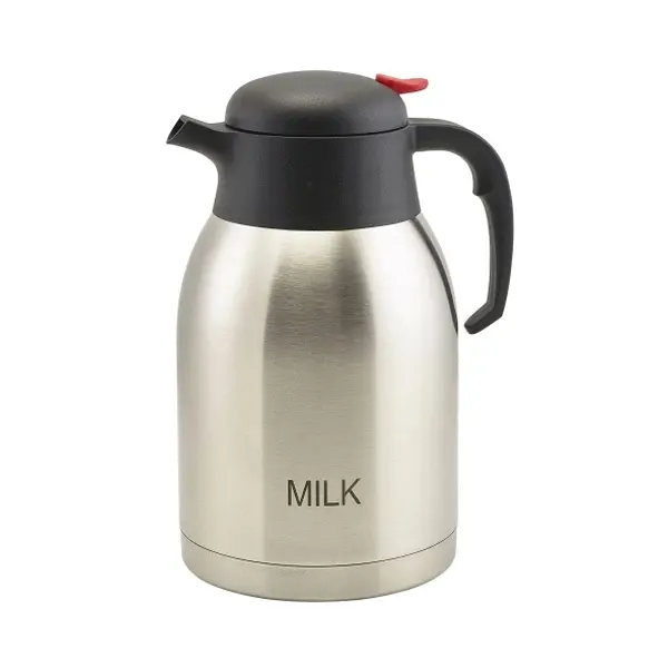 Milk Inscribed St/St Vacuum Jug 2.0L - Pack of 1 1 Milk Inscribed St/St Vacuum Jug 2.0L - Pack of 1