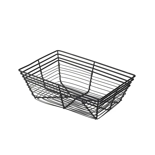 Wire Basket Rectangular 23 x 15 x 7.5cm - Pack of 6 1 Wire Basket Rectangular 23 x 15 x 7.5cm - Pack of 6