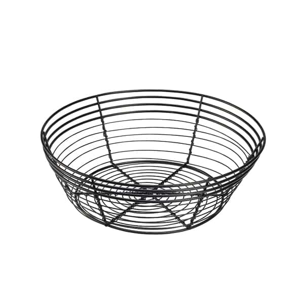 Wire Basket Round 25.5 x 8cm - Pack of 6 1 Wire Basket Round 25.5 x 8cm - Pack of 6