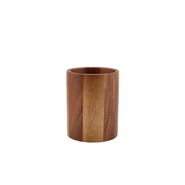 GenWare Acacia Wood Cutlery Cylinder