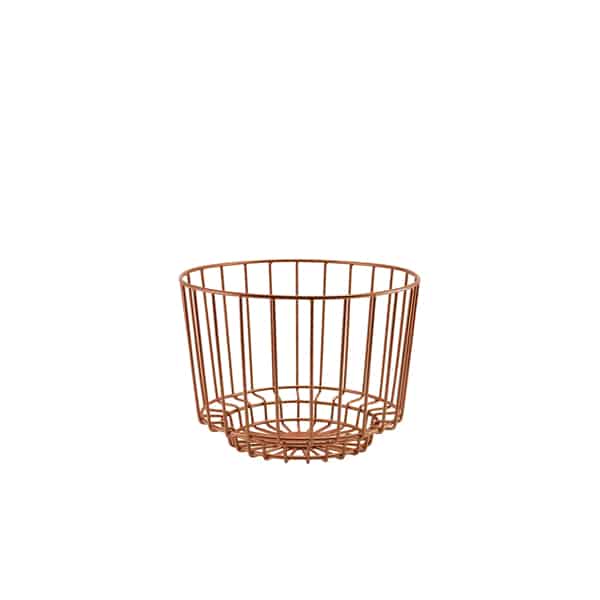 GenWare Copper Deco Display Basket 25 x 18cm - Pack of 1 1 GenWare Copper Deco Display Basket 25 x 18cm - Pack of 1