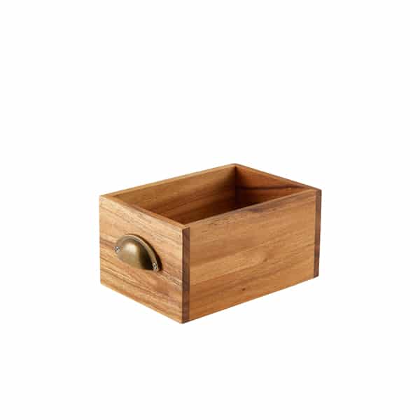 GenWare Acacia Wood Display Drawer 21.5 x 15 x 11cm 1 GenWare Acacia Wood Display Drawer 21.5 x 15 x 11cm