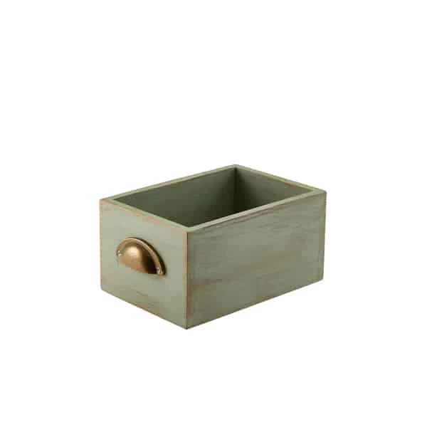 GenWare Green Wash Acacia Wood Display Drawer 21.5 x 15 x 11cm - Pack of 1 1 GenWare Green Wash Acacia Wood Display Drawer 21.5 x 15 x 11cm - Pack of 1