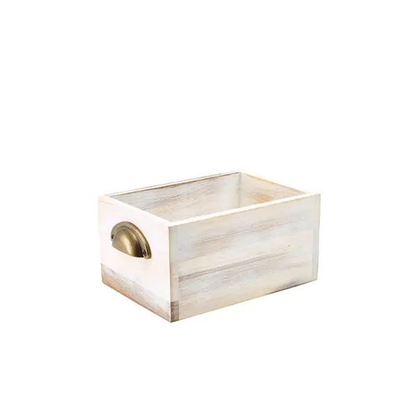 GenWare White Wash Acacia Wood Display Drawer 21.5 x 15 x 11cm - Pack of 1 1 GenWare White Wash Acacia Wood Display Drawer 21.5 x 15 x 11cm - Pack of 1