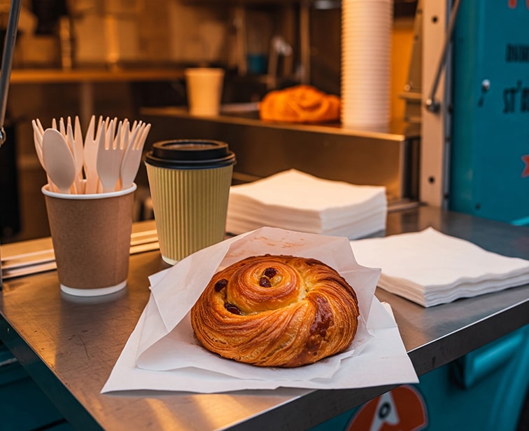 White Greaseproof Paper Bag