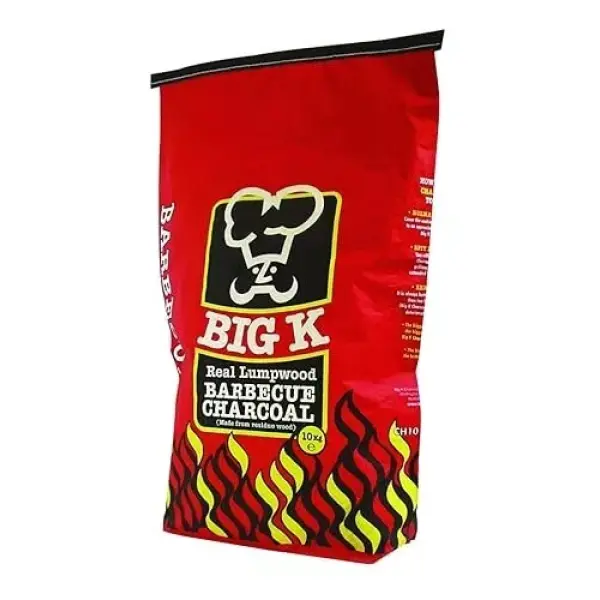 Big K Lump Real Lumpwood Barbecue Charcoal 10kg – 100