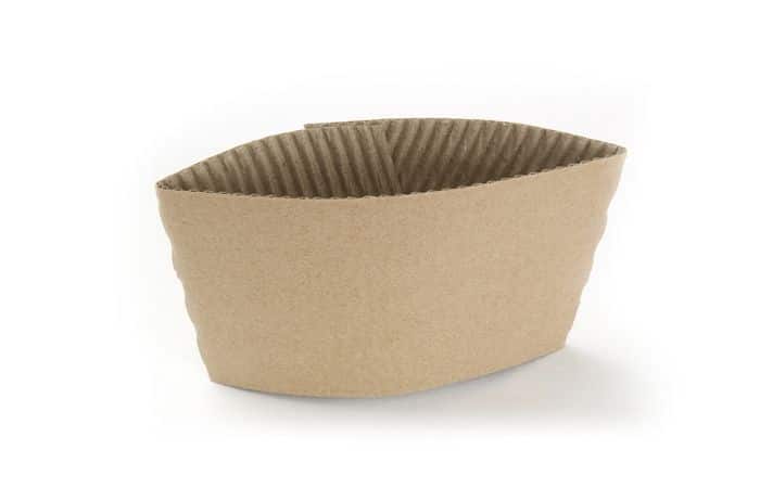 Kraft Coffee Clutch Sleeves - Suitable for 10-16oz Cups