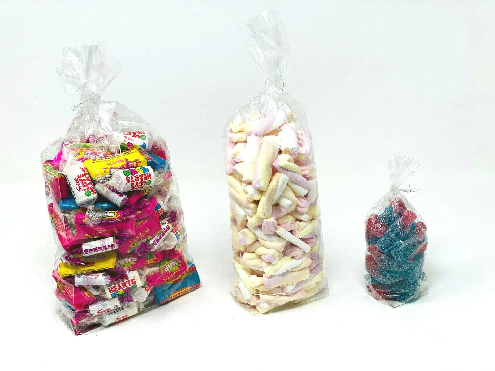 Block Bottom Clear Cellophane Bags with Cardboard Base 90mm x160mm 2 Block Bottom Clear Cellophane Bags with Cardboard Base 90mm x160mm - Image 2