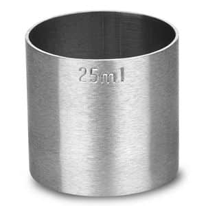 Stainless Steel Thimble Bar Measure CE 25ml