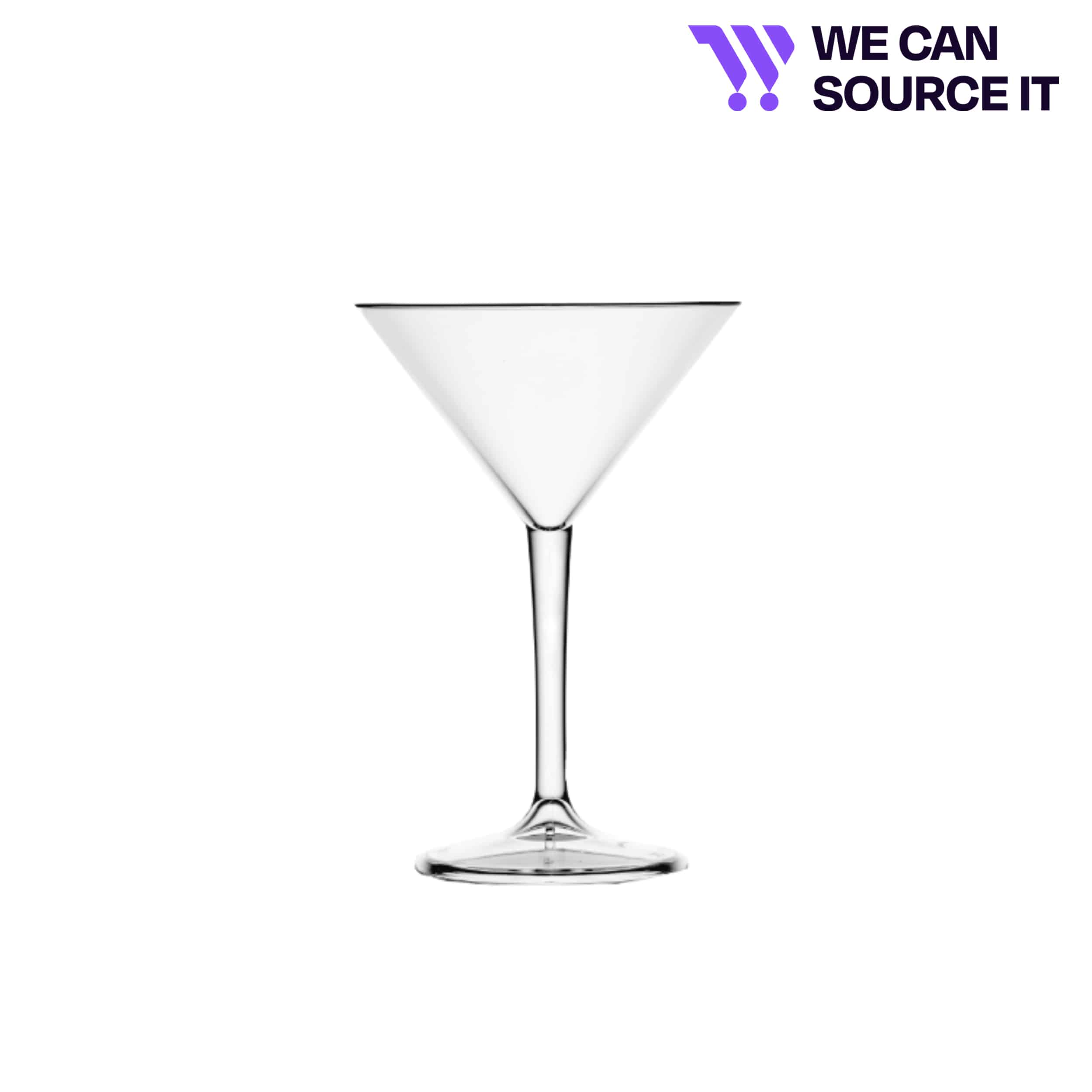Elite Premium 9oz Clear Martini Glass NS (097-1CL NS) - Pack of 12