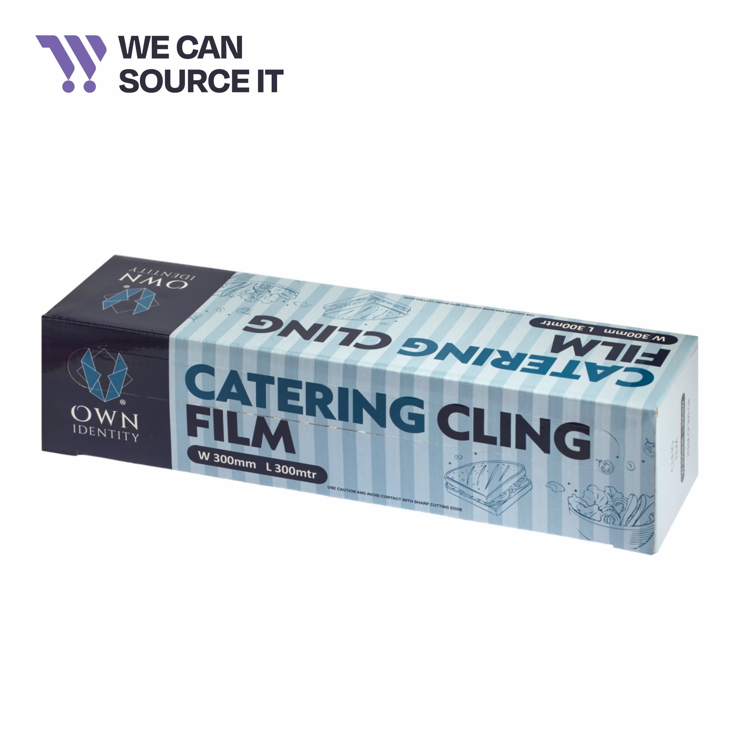 Own Identity Catering Cling Film - 300mm x 300Mtr - Pack of 1 1 Own Identity Catering Cling Film - 300mm x 300Mtr - Pack of 1
