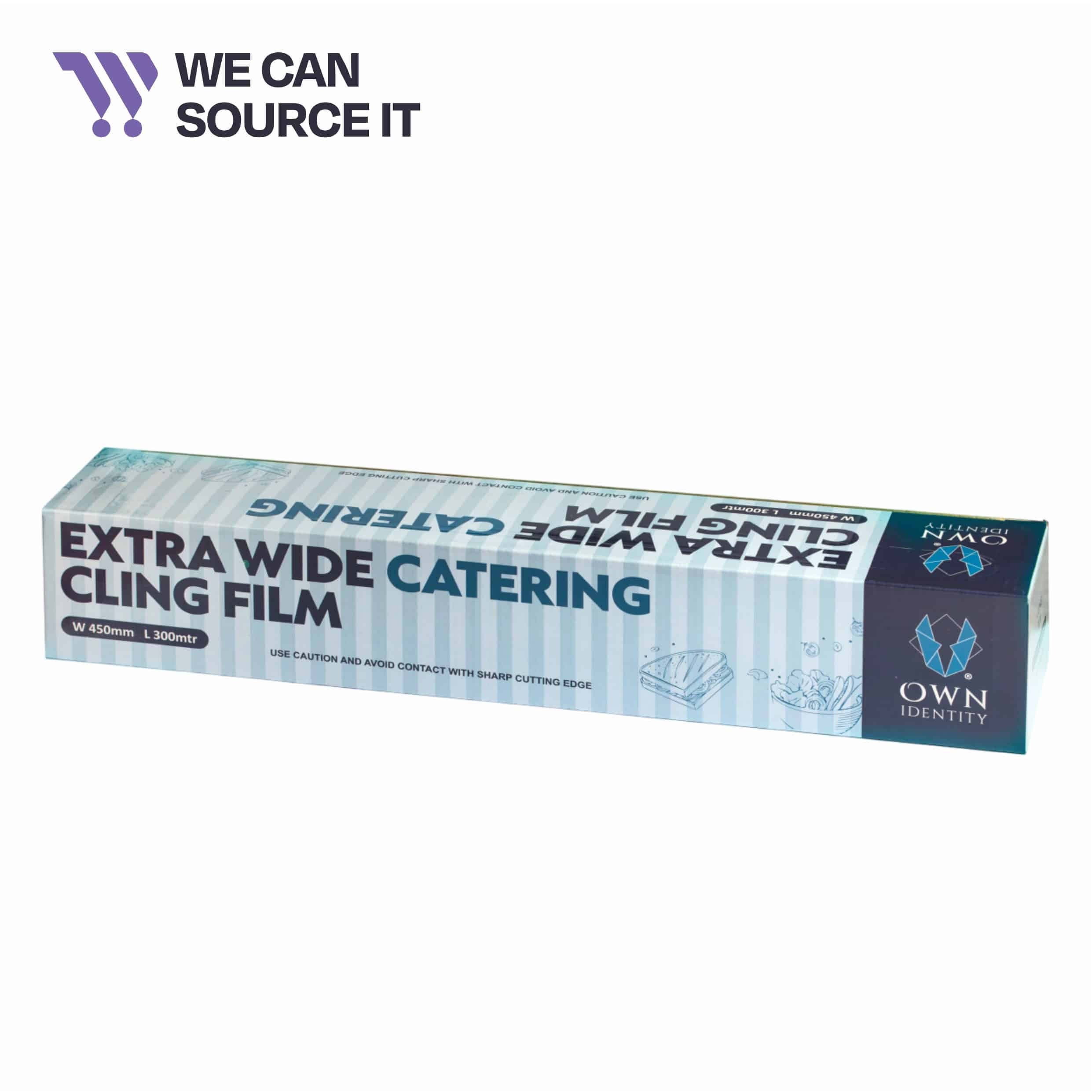 Own Identity Catering Cling Film - 450mm x 300Mtr - Pack of 1