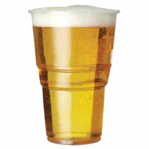 20oz / 568ml Disposable Pint To Brim Glass - CE MARKED