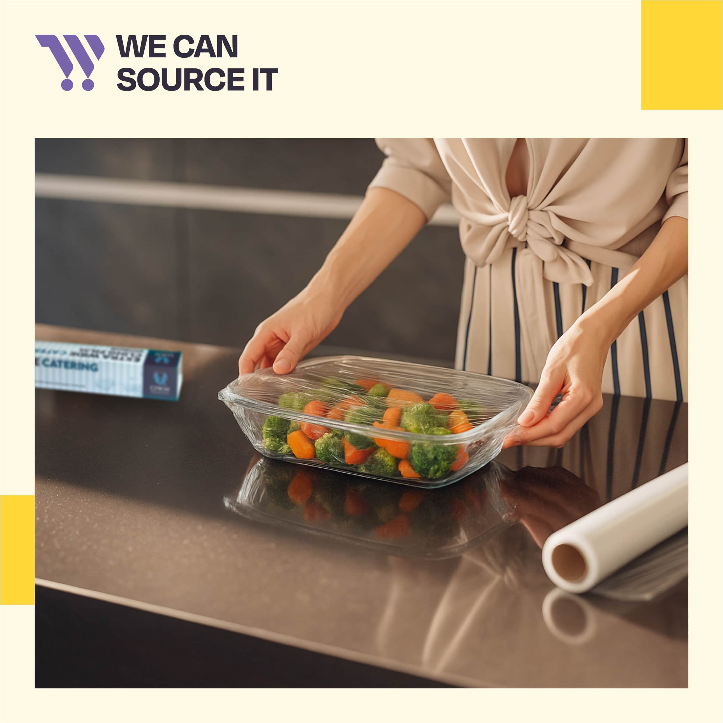 Own Identity Catering Cling Film - 450mm x 300Mtr - Pack of 1 4 Own Identity Catering Cling Film - 450mm x 300Mtr - Pack of 1 - Image 4