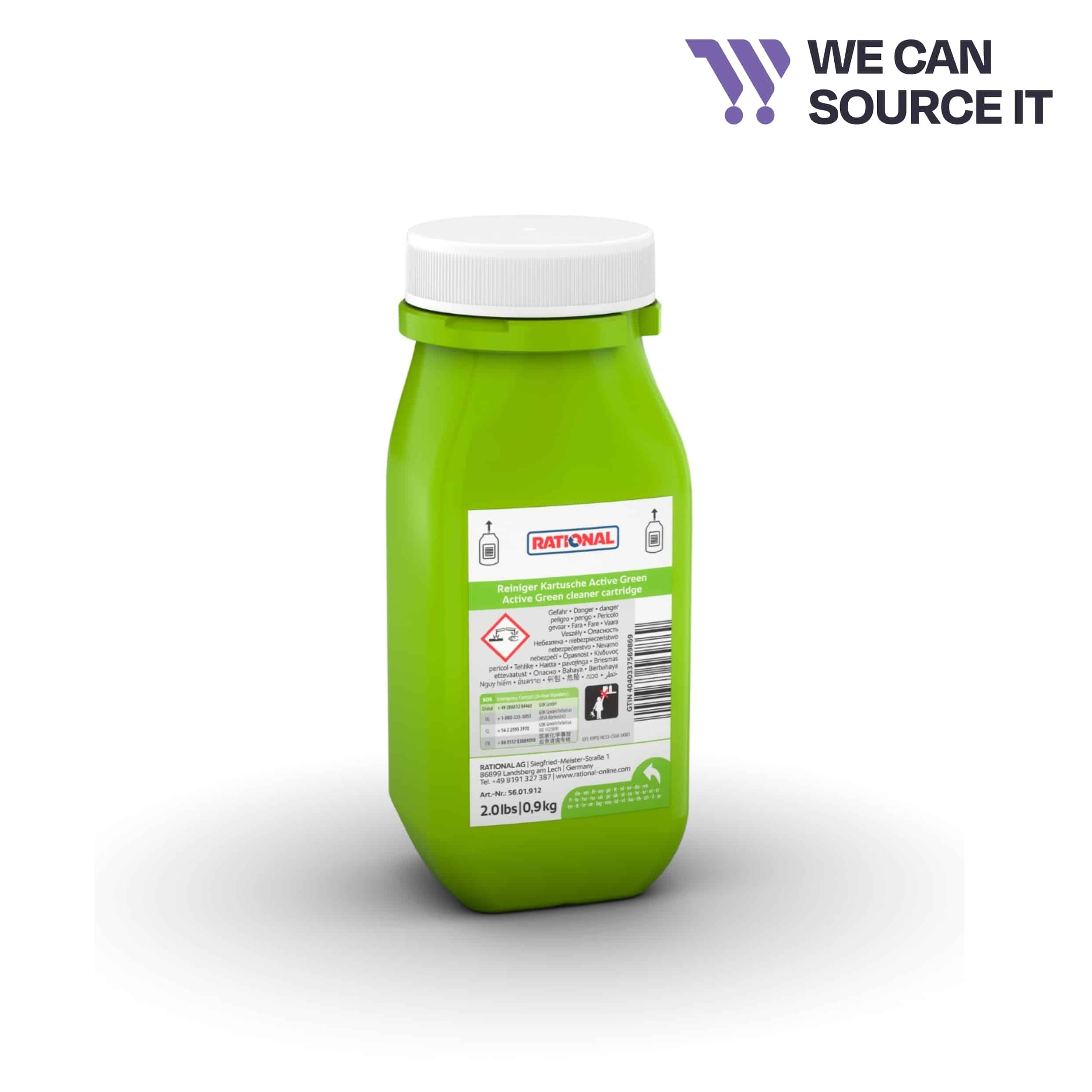 RATIONAL Active Green Cleaner Cartridge Icombi Pro Icare System AutoDose - Pack of 1 1 RATIONAL Active Green Cleaner Cartridge Icombi Pro Icare System AutoDose - Pack of 1