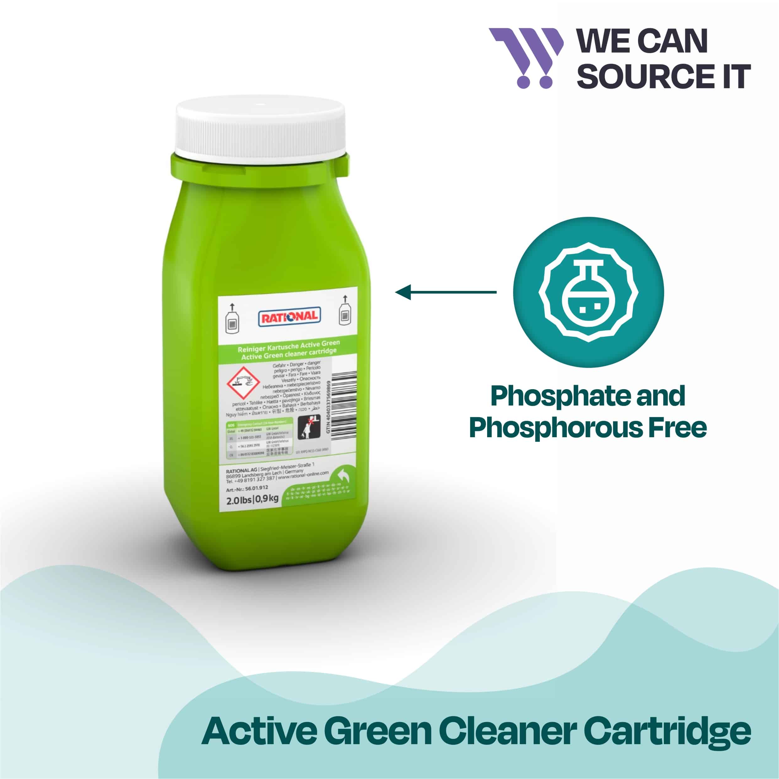 RATIONAL Active Green Cleaner Cartridge Icombi Pro Icare System AutoDose - Pack of 1 4 RATIONAL Active Green Cleaner Cartridge Icombi Pro Icare System AutoDose - Pack of 1 - Image 4