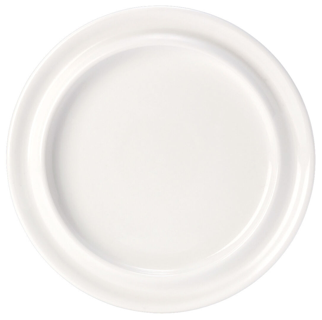 Simplicity White Plate 26cm (10 1/4") - Pack of 6