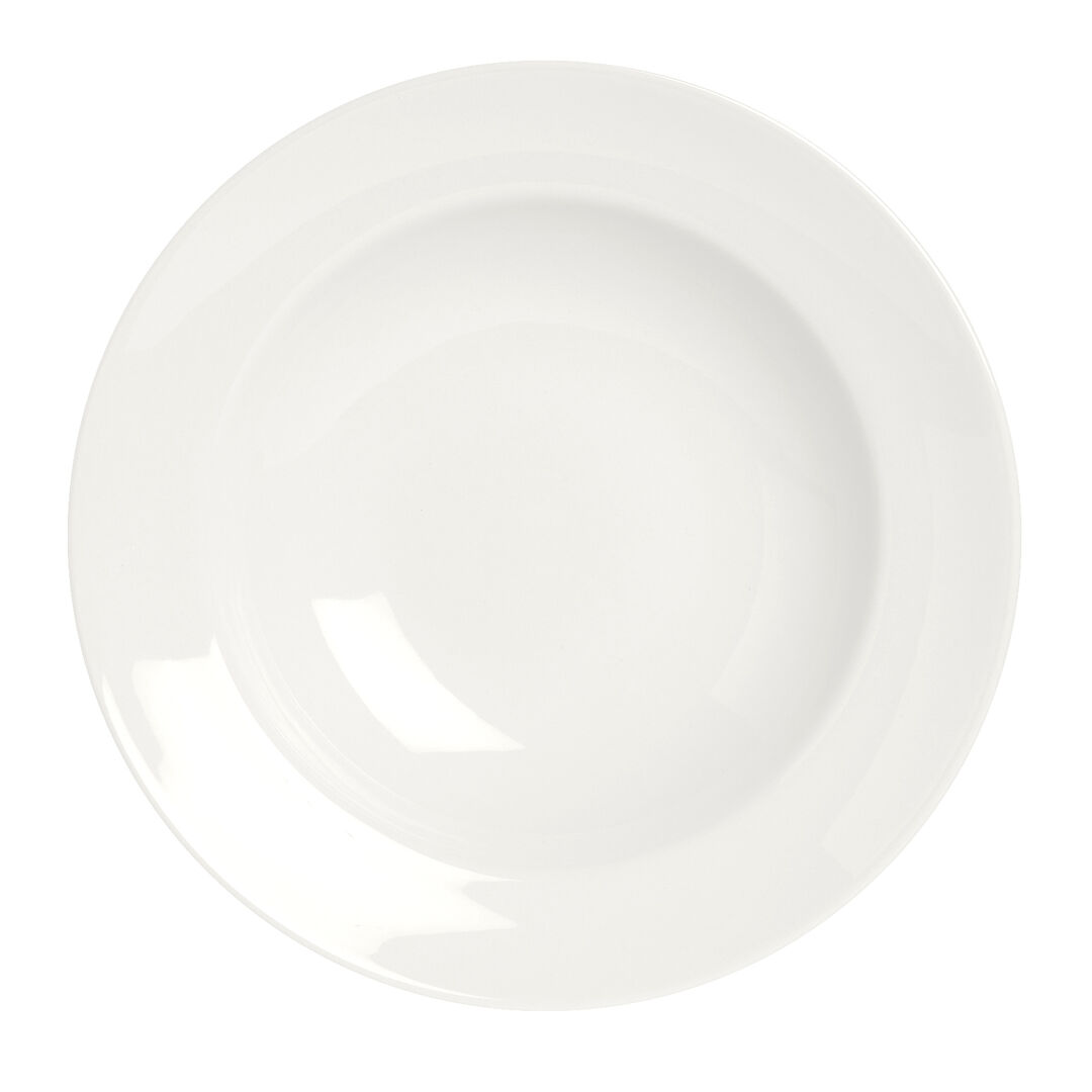 Simplicity White Harmony Soup Plate 24cm 98.25cl - Pack of 24