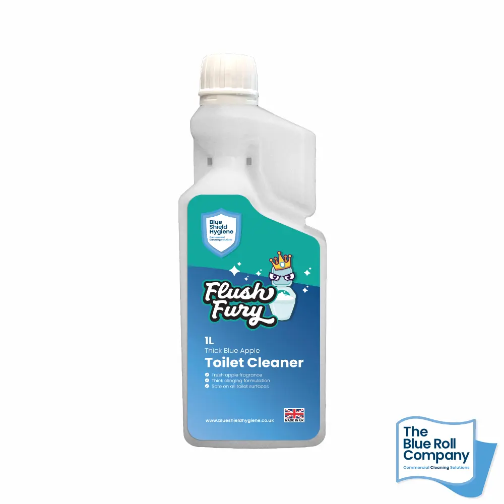 Flush Fury™ Limescale Remover Fresh Toilet Cleaner 1000ml Apple Fragrance