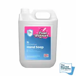 Pink Warrior™ Liquid Hand Wash Refill Luxury Pink Pearlised Hand Wash Soap 5L