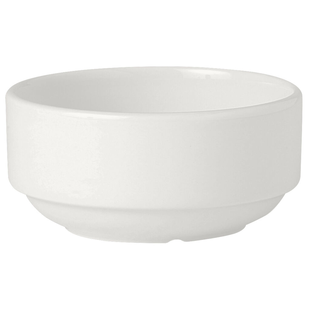 Simplicity White Unhandled Stacking Soup Cup 28.5cl - Pack of 36