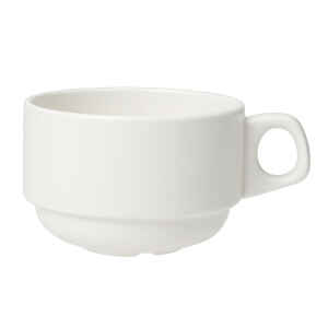 Simplicity White Slimline Stacking Cup 28.5cl - Pack of 36
