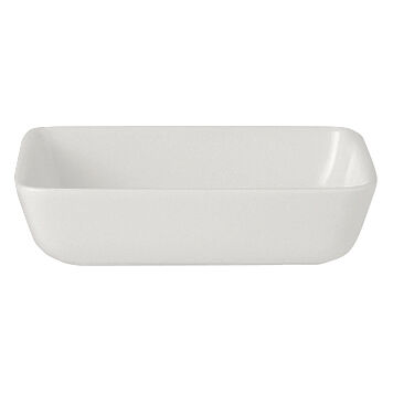 Simplicity White Rectangular Tray 16.5 x 12.3cm 50cl - Pack of 12