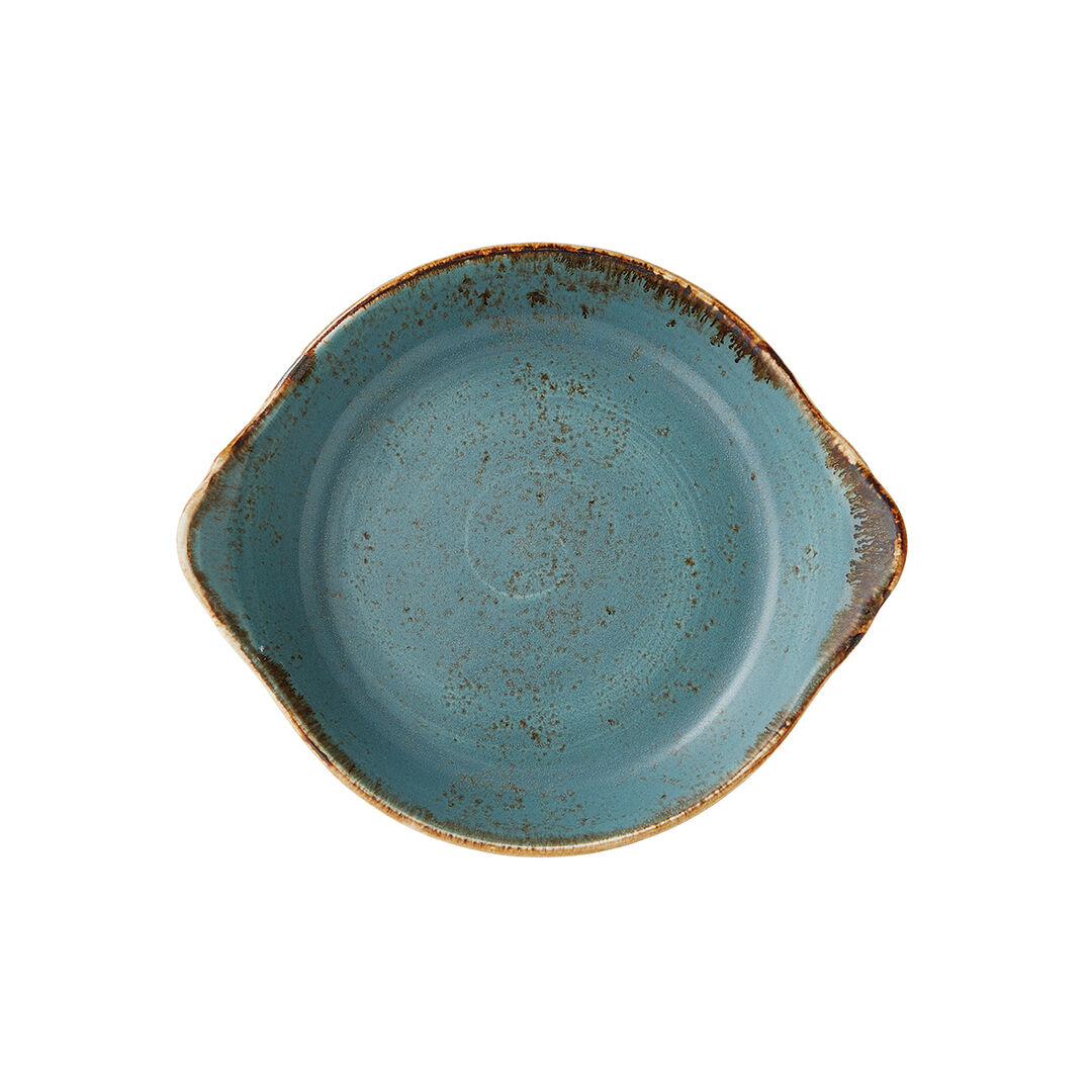 Craft Blue Round Eared Dish 18.5cm - Pack of 12 1 Craft Blue Round Eared Dish 18.5cm - Pack of 12