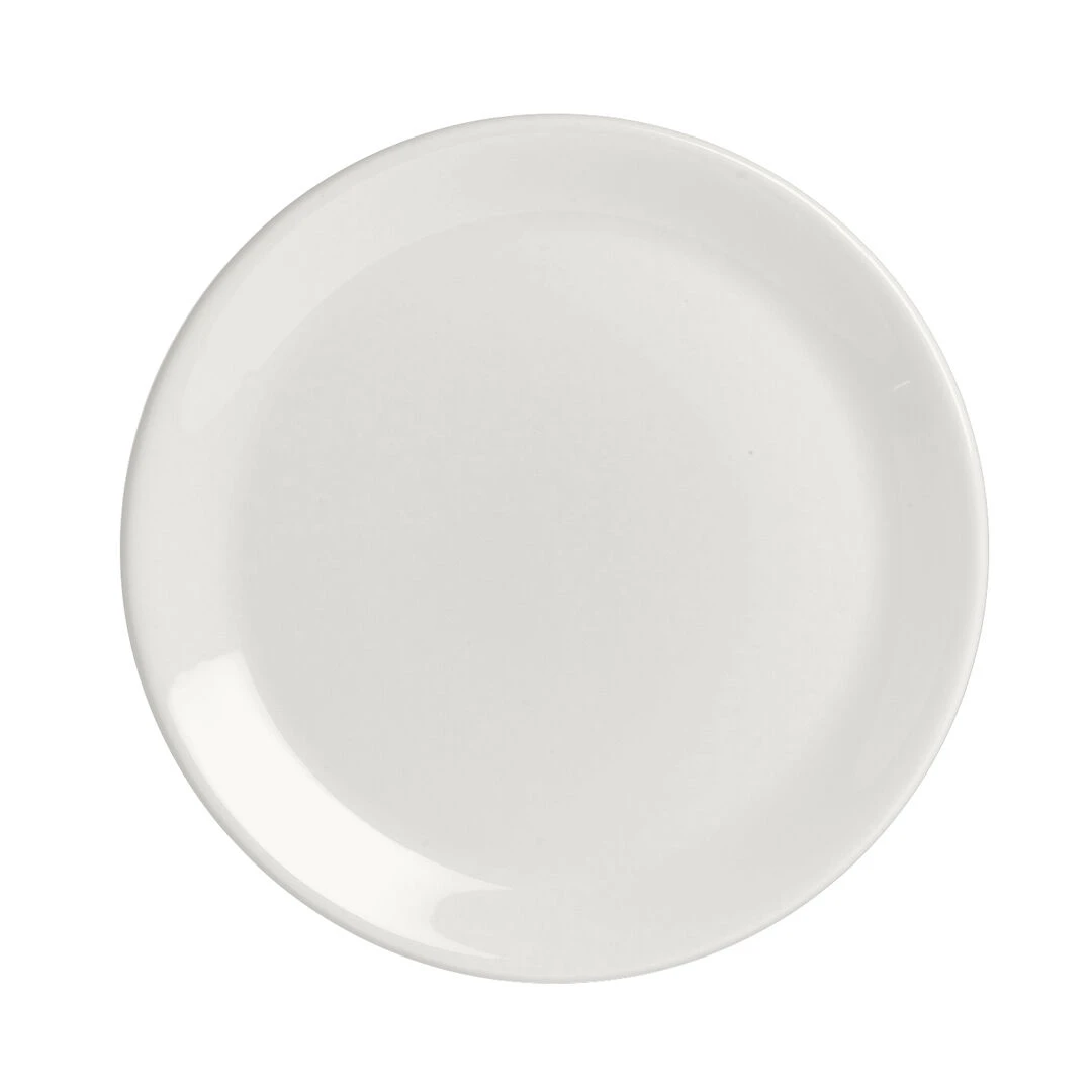Taste White Coupe Plates Multiple Size & Pack Available 1 Box of 24 x Taste White Coupe Plate 23cm (9)