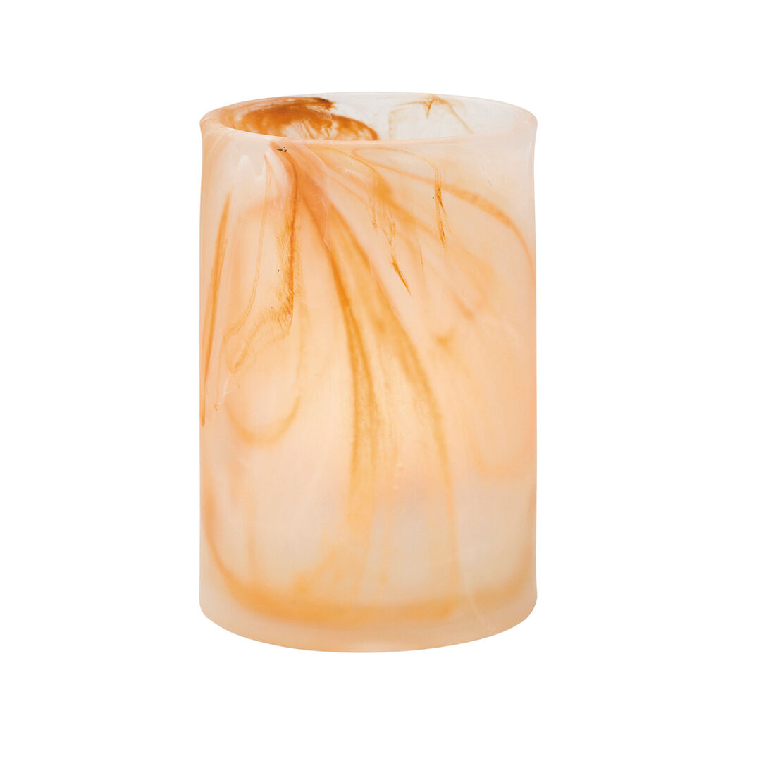 Wysp Caramel Glass Cylinder 7.3 x 11.4cm - Pack of 6 1 Wysp Caramel Glass Cylinder 7.3 x 11.4cm - Pack of 6