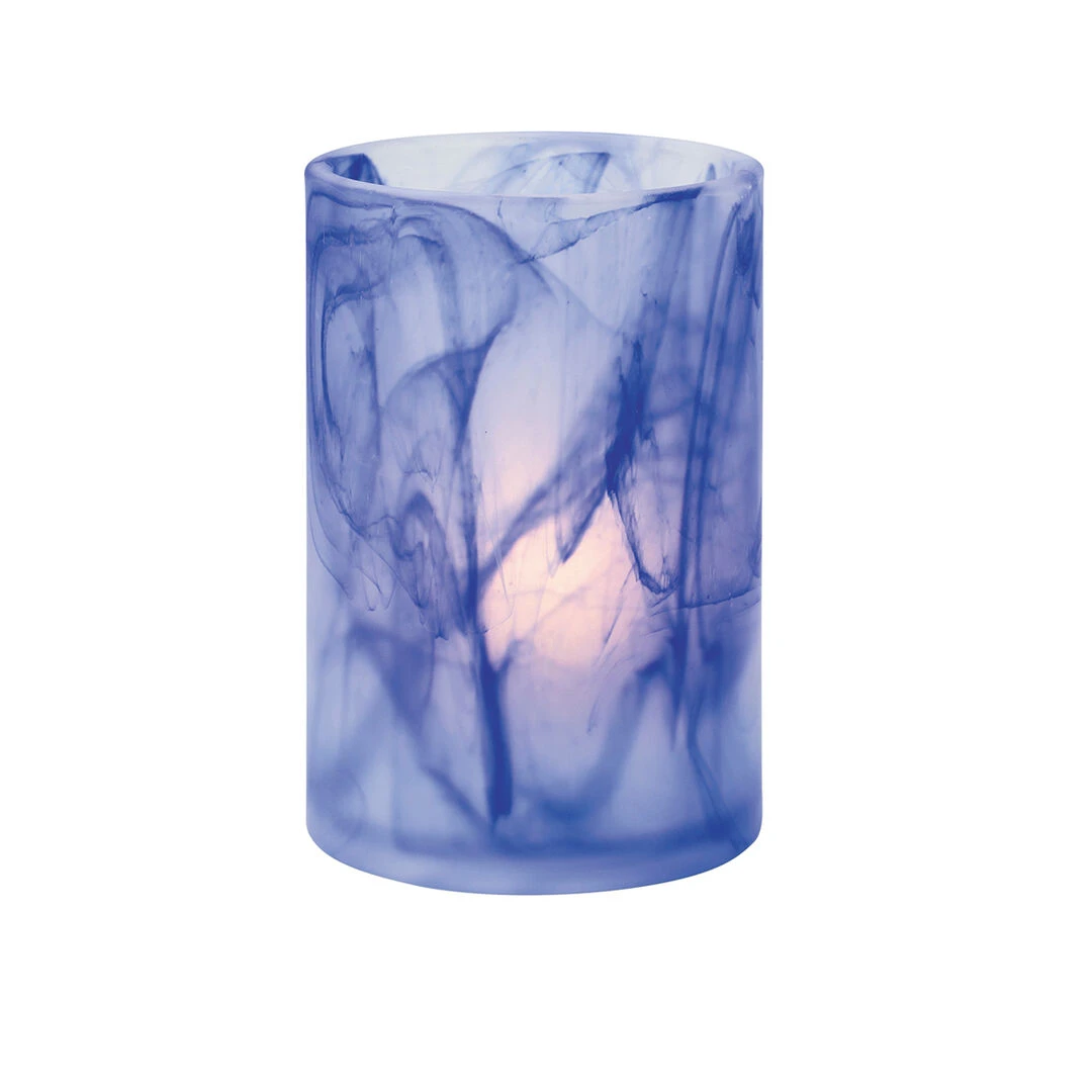 Wysp Dark Blue Glass Cylinder 7.3 x 11.4cm - Pack of 6 1 Wysp Dark Blue Glass Cylinder 7.3 x 11.4cm - Pack of 6