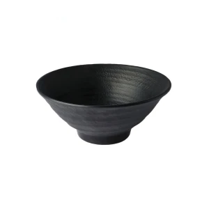 Zen Black Bowl 21 x 8cm 83cl - Pack of 6