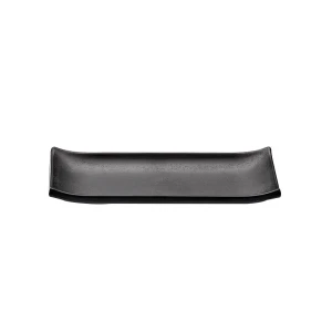 Zen Black Rectangle Tray 9.5 x 2.2cm - Pack of 6