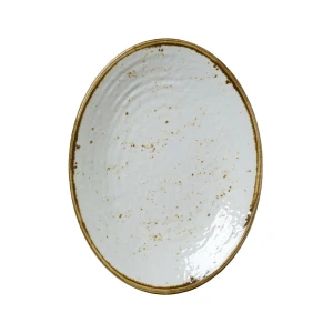 Craft White Oval Plate 26 x 19.7cm - Pack of 6