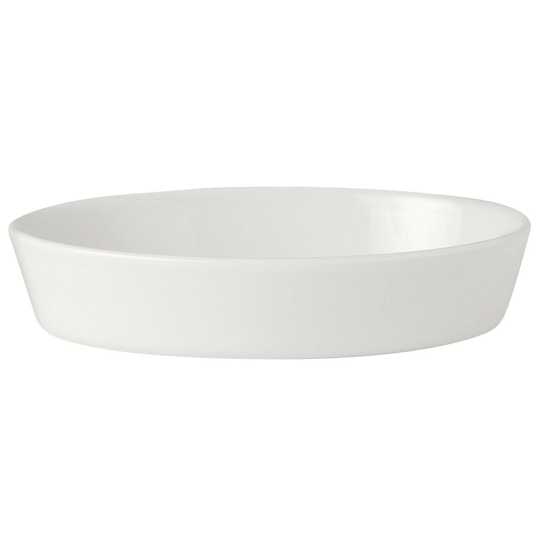 Simplicity White Oval Sole Dish 21.5 x 14cm (8.5 x 5.5") - Pack of 12