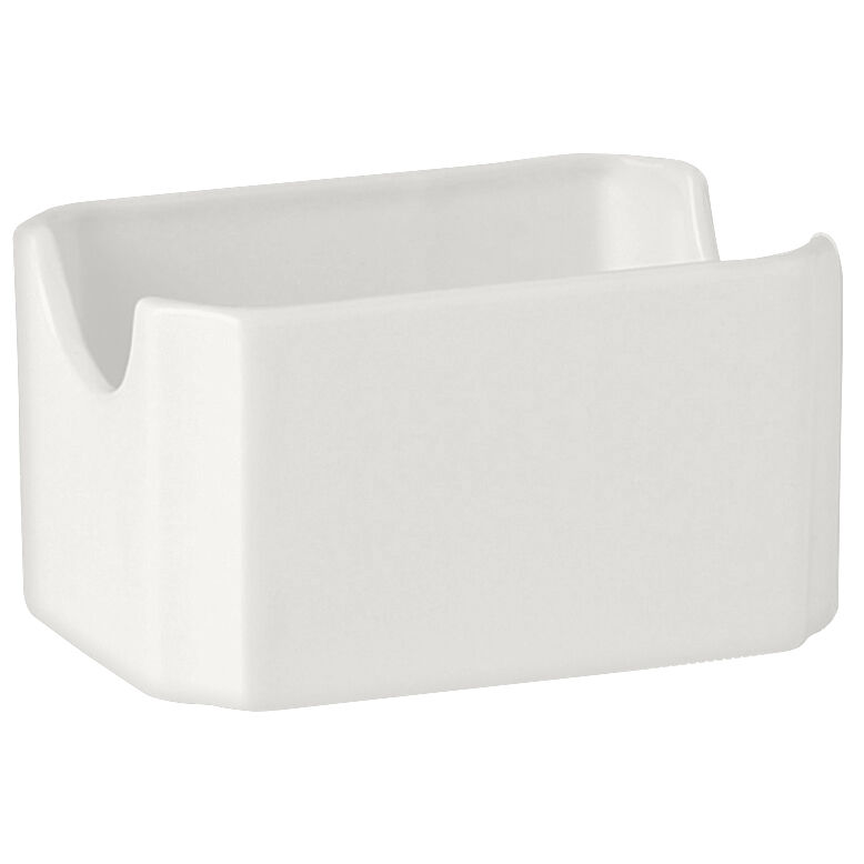 Simplicity White Sugar Packet Container 10 x 7cm (4 x 3") 178ml (6.25oz) - Pack of 12