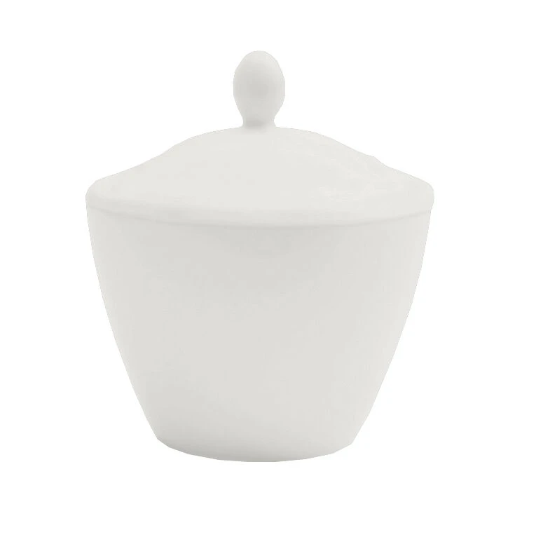 Simplicity White Harmony Covered Sugar Bowl 200ml (7oz) - Pack of 6 1 Simplicity White Harmony Covered Sugar Bowl 200ml (7oz) - Pack of 6