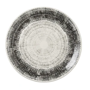 Petra Graphite Coupe Plate - Pack of 12