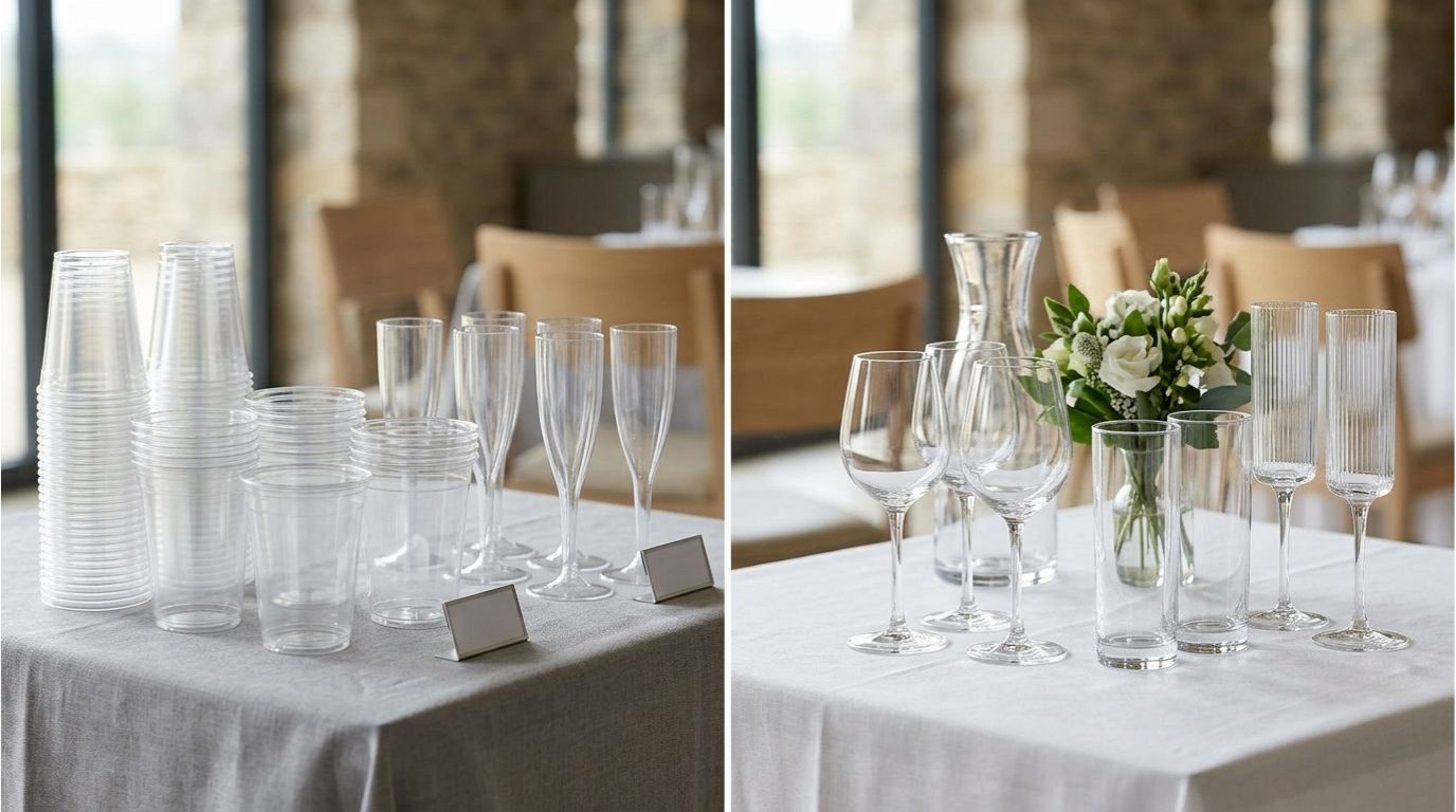 Disposable vs Reusable Glassware: Which Is Better for UK Events?