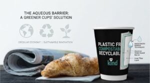 aqueous-coated coffee cup eco-friendly paper cup UK recycling