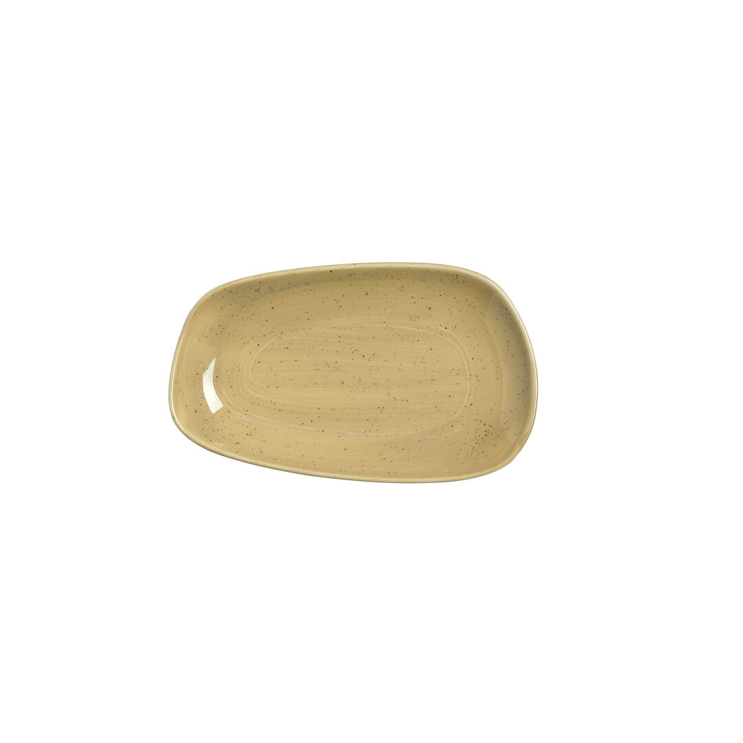 Amari Dijon Ceramic Nordic Tray 24cm (9.5") - Pack of 12
