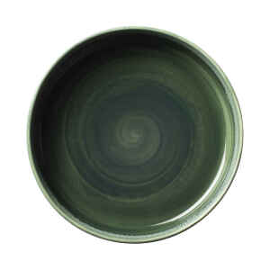 Aurora Vesuvius Burnt Emerald Round Stacking Tray - Pack of 12