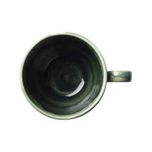 Aurora Vesuvius Burnt Emerald Ceramic City Coffee Mug - Pack of 12