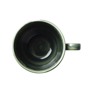 Aurora Vesuvius Burnt Emerald Ceramic City Coffee Mug - Pack of 12